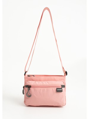 Sanmorris Kadın 4 Bölmeli Suya Dayanıklı Paraşüt Kumaş Ayarlanabilir Çapraz Askılı Omuz Çantası