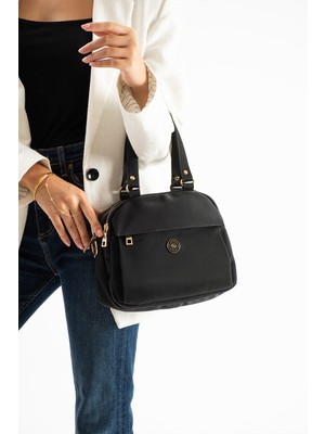 Rky Serenity Sanmorris Kadın Suni Deri Ayarlanabilir Çapraz Askılı Smart Casual Omuz ve El Çantası