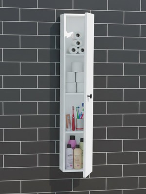 Jaipur Dar Uzun Çok Amaçlı Dolap & Dar Banyo Dolabı