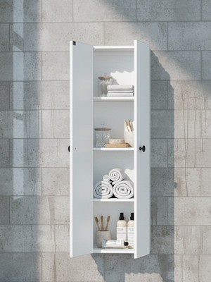 Atina Dar Çok Amaçlı Dolap & Dar Banyo Dolabı