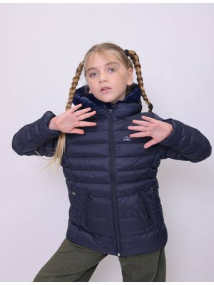Pique JANE ÇOCUK MONT Çocuk Şişme Mont Kapüşonu Kürklü