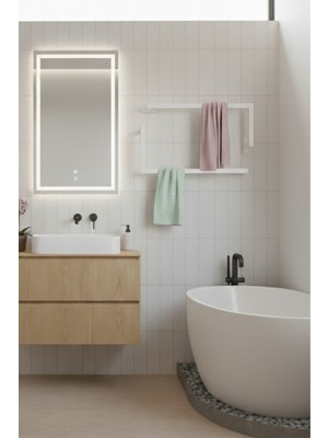 Grandmix Minimalist Banyo Düzenleyici Metal Havluluk Banyo Organizeri Duvar Tipi