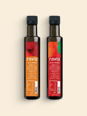 Ravla 2'li Ürün - Elma Sirkesi / Alıç Sirkesi - (250ml +250ml)