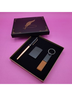 MUHTELİFİÇGİYİM Metal Roller Kalem Çakmak ve Anahtarlık