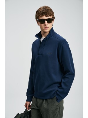 Lufian Erkek Wonder Sweatshirt 112030185 Lacivert