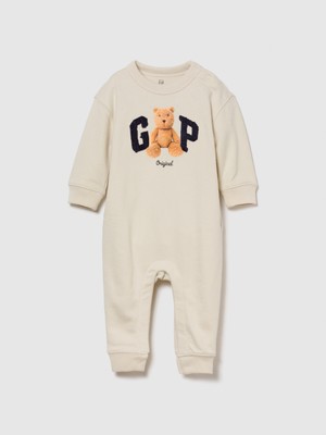 Gap Bebek Krem Vintagesoft Brannan Bear Logo Tek Parça
