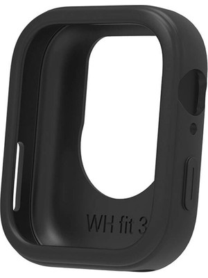 Forzacase Huawei Watch Fit 3 Ile Uyumlu Önü Açık Silikon Tpu Kasa Koruyucu Kılıf - FC1145