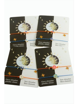 Starseven Yıldız Nazar Ip Bileklik 2 Adet