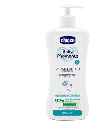 Chicco Baby Moments Doğal Şampuan 750 ml (2 Adet)