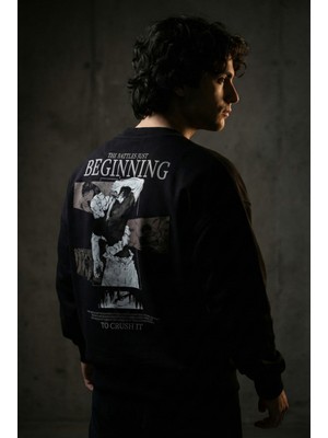 Liber Toji Fushiguro - %100 Pamuk Premium Siyah Sweatshirt