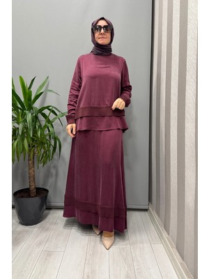 Miss Dalida Etekli Takım Bordo T26K-6002 (T26K-2000)