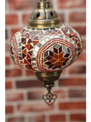 Feyza Design El Yapımı Mozaik Avize, Şık ve Eşsiz Dekorasyon Aksesuarı