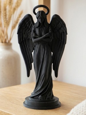 Linova Zarif Melek Heykel Biblo Dekoratif Obje