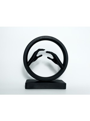 Linova Çerçeve Içindeki Eller Heykel Biblo Dekoratif Obje