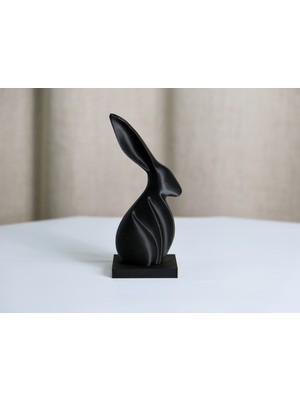 Linova Zarif Tavşan Heykel Biblo Dekoratif Obje