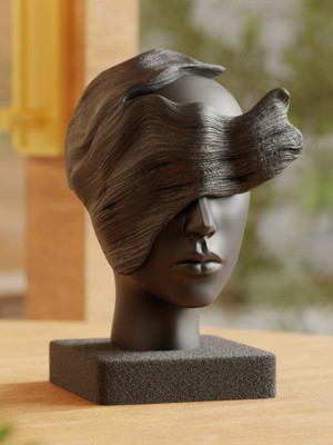 Linova Düşünce Dalgaları Heykel Biblo Dekoratif Obje