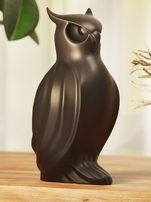 Linova Baykuş Muhafız Heykel Biblo Dekoratif Obje