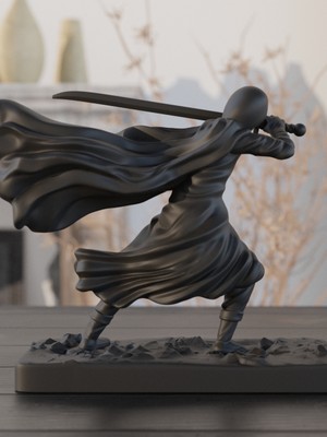 Linova Gölge Savaşçısı Heykel Biblo Dekoratif Obje