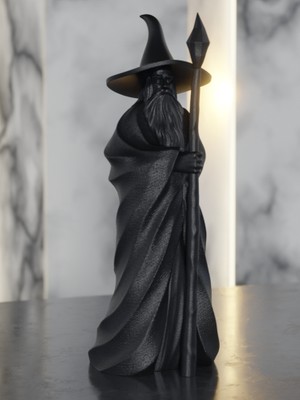 Linova Mistik Sihirbaz Heykel Biblo Dekoratif Obje