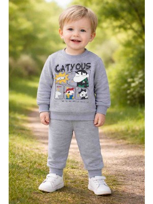 Aspo Baby Kids Erkek Çocuk Şardonlu 2li Takım