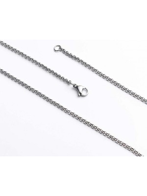 Minik Boy Zincir Çelik Kolye Modeli