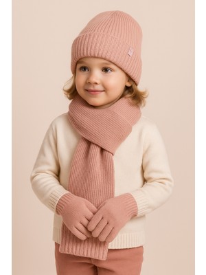 Selvira Örgü 3'lü Kışlık Set | Bere, Atkı ve Eldiven Takımı | Unisex Soğuk Hava Aksesuarı