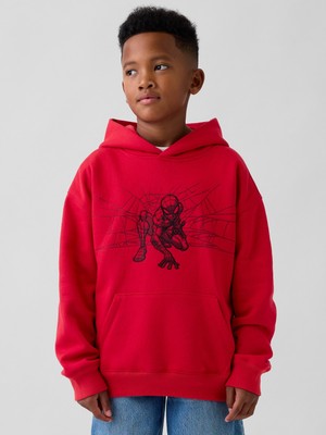 Gap Erkek Çocuk Kırmızı Marvel Vintagesoft Sweatshirt