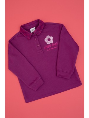 U.s. Polo Assn. Kız Çocuk Menekşe Sweatshirt 50317914-VR037