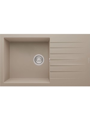 Real P014 Loadikya 86 Xl Cappucino Granit Mutfak Eviyesi 86X50 cm