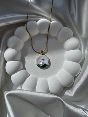 Çelik Takı El Işçilikli Çelik Kolye