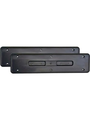 EFEAKS Hummer Tipi Abs Plastik Oto Plakalık Parlak Siyah 1 Takım 2 Adet