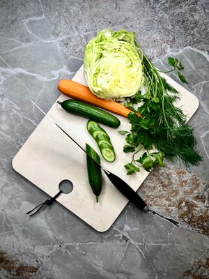 Dudy Design Porselen Kesme Tahtası Büyük (Rapolano) Nsf Belgeli (25X35)