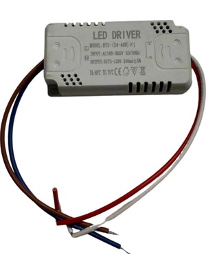 Powerr Led Aydınlatma 24 Watt (8-24)X1W Sabit Akım Tek Renk LED Avize Driver Trafo 32-80V