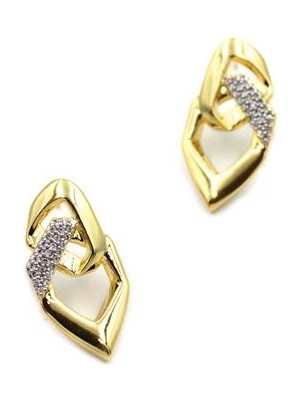 Royaleks Taşlı Küpe - Altın