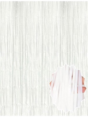 Soft Beyaz Renk Duvar ve Kapı Perdesi Ithal 100X200 cm