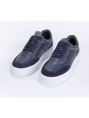 Vantaggio Shoes Biagi % 100 Hakiki Deri Erkek Sneaker Ayakkabı