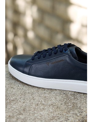 Vantaggio Shoes Vertex Bağcıklı Deri Erkek Sneaker Ayakkabı