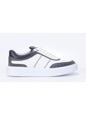 Vantaggio Shoes Biagi % 100 Hakiki Deri Erkek Sneaker Ayakkabı