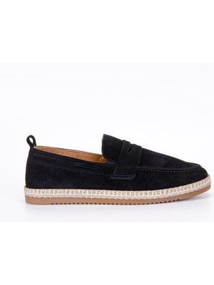 Vantaggio Shoes Phoenix Süet %100 Hakiki Deri Erkek Loafer Ayakkabı