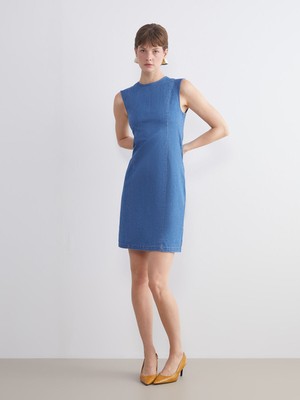 Lc Waikiki Yeni Sezon Bisiklet Yaka Jean Elbise