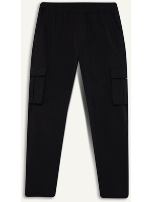 Defacto Standart Fit Kargo Cepli Siyah Erkek Pantolon F2308AX/BK81