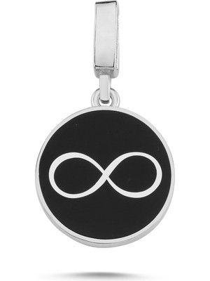 Silverize Mineli Sonsuzluk Gümüş Kolye Ucu Uc3