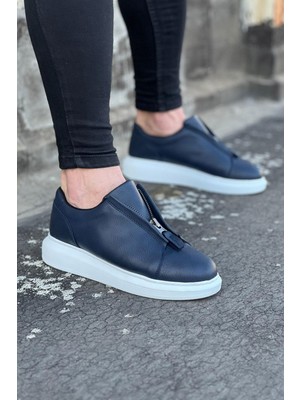 Bilfold Lacivert Cilt Erkek Casual Ayakkabı