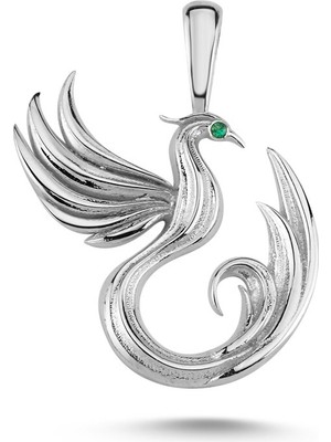 Silverize Anka Kuşu Gümüş Kolye Ucu UC35