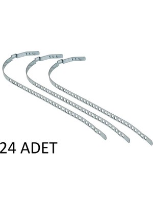 Aft AK799111 - Aks Körük Kelepçesi Universal 7mm Kısa Pkt 24 Lük Paslanmaz Galvenizli Saç