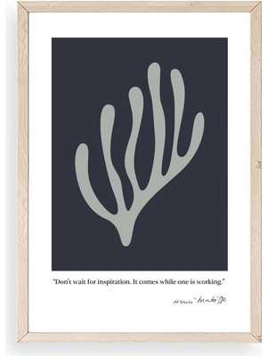 Marsilyan Henri Matisse Ahşap Çerçeveli Tablo 17 x 23