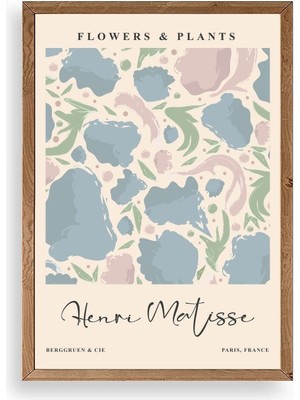 Marsilyan Henri Matisse Ahşap Çerçeveli Tablo 23 x 30