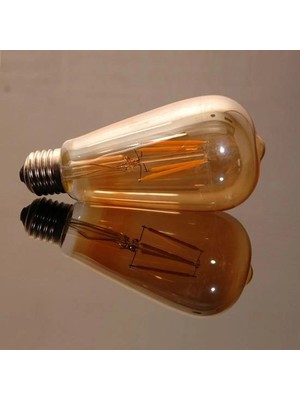 Eco Lounge Cata Ct 4284 Rustik 6W LED Ampul Amber 2700K E27 Duy
