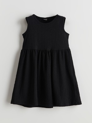 Lc Waikiki Yeni Sezon Bisiklet Yaka Kız Çocuk Elbise