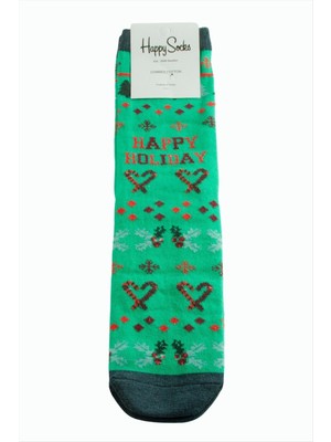 Ahes Shopping Kalp Yılbaşı Penye Çorap